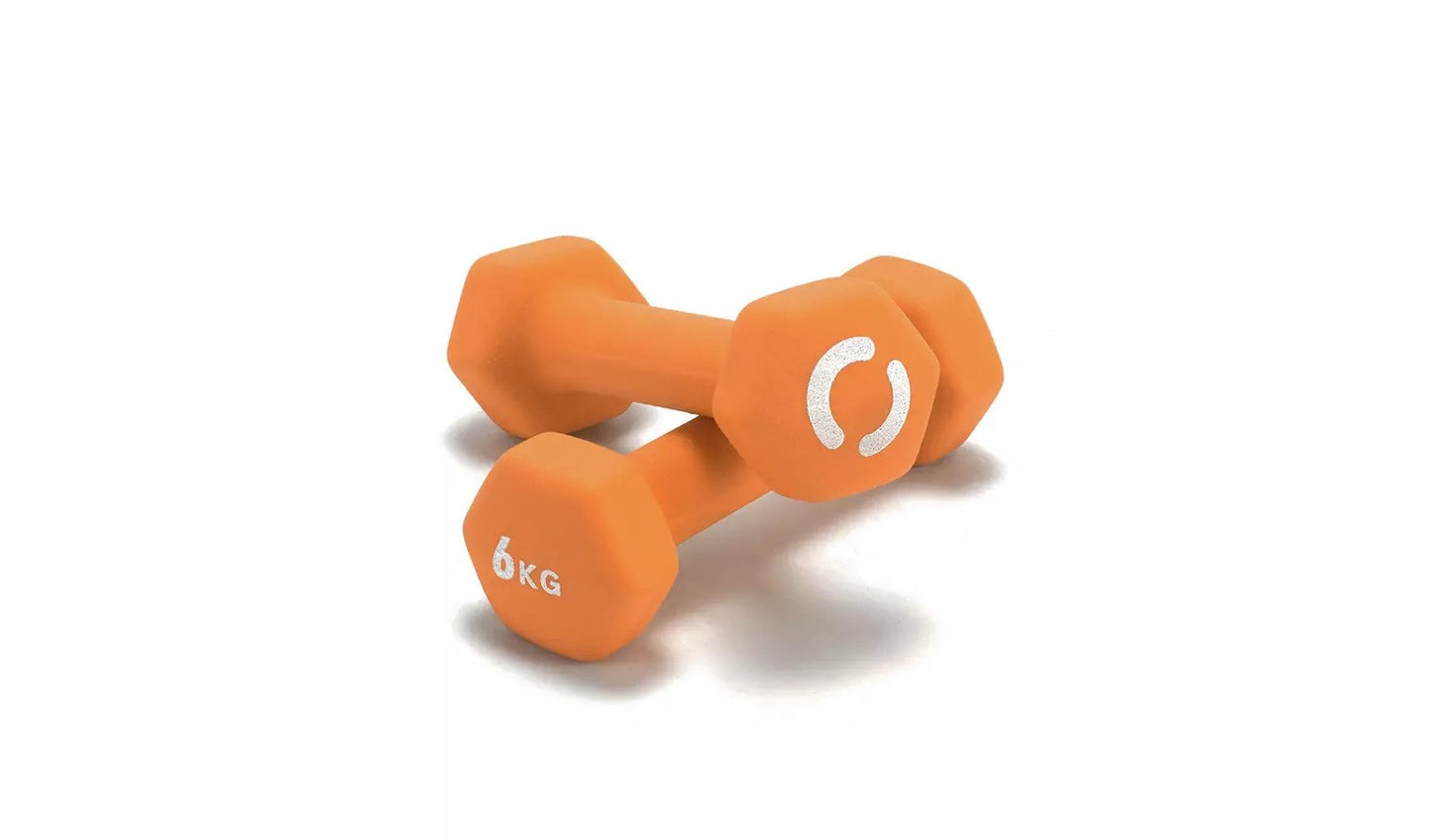 Opti Neoprene Durable Dumbbell Set – 2 x 6kg