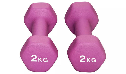 Opti Dumbbell Neoprene Set - 2 x 2kg