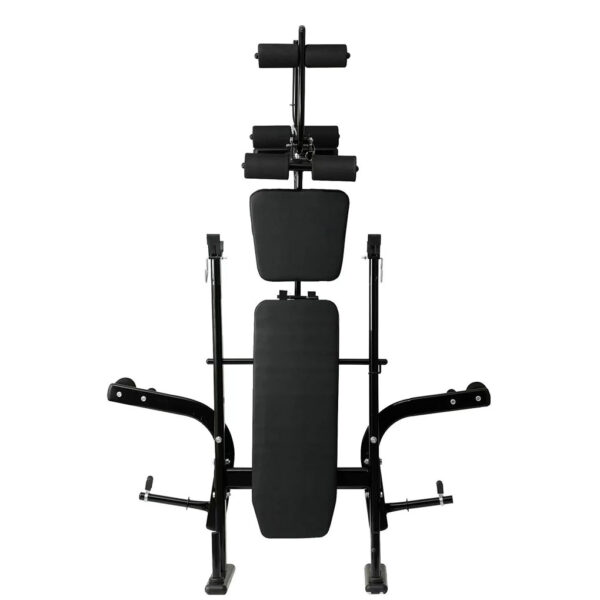Multi Gym - Adjustable Weight Bench with Barbell Rack (Foldable) - Image 2