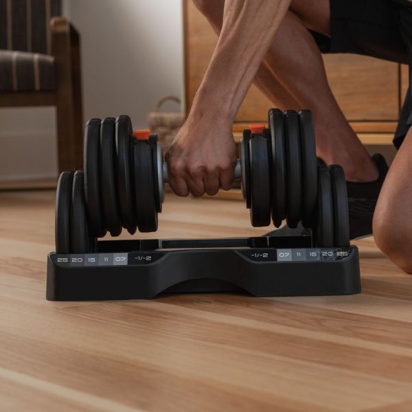 NordicTrack 25 kg Select-A-Weight Dumbbells - Image 3